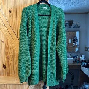 ZYIA Petra Emerald Open-Front Cardigan